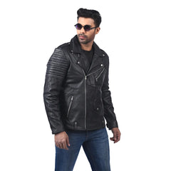 Men’s Black Vantor Leather Jacket
