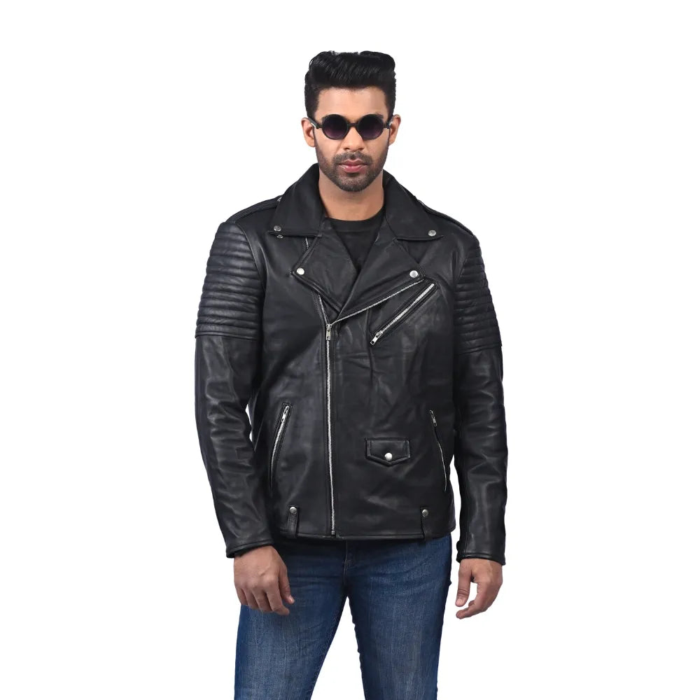 Men’s Black Vantor Leather Jacket