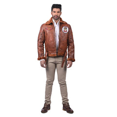Men’s Brown Airstorm Leather Jacket