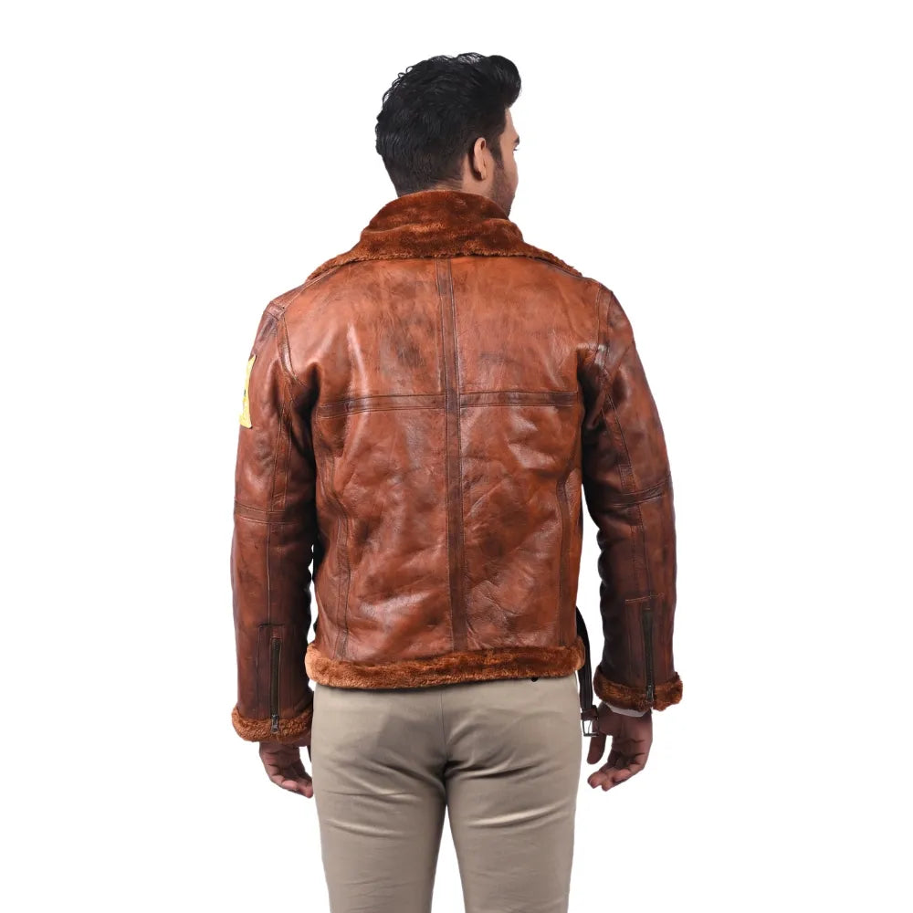 Men’s Brown Airstorm Leather Jacket
