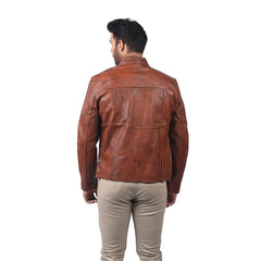 Men’s Brown Arvex Leather Jacket