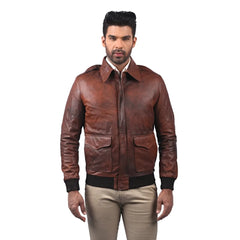 Men’s Brown Classic Leather Jacket