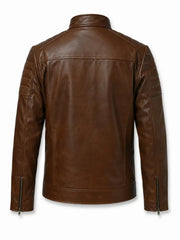 Men’s Brown Comfort Jacket Back 