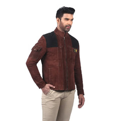 Men’s Brown Fieldmark Leather Jacket