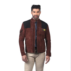 Men’s Brown Fieldmark Leather Jacket