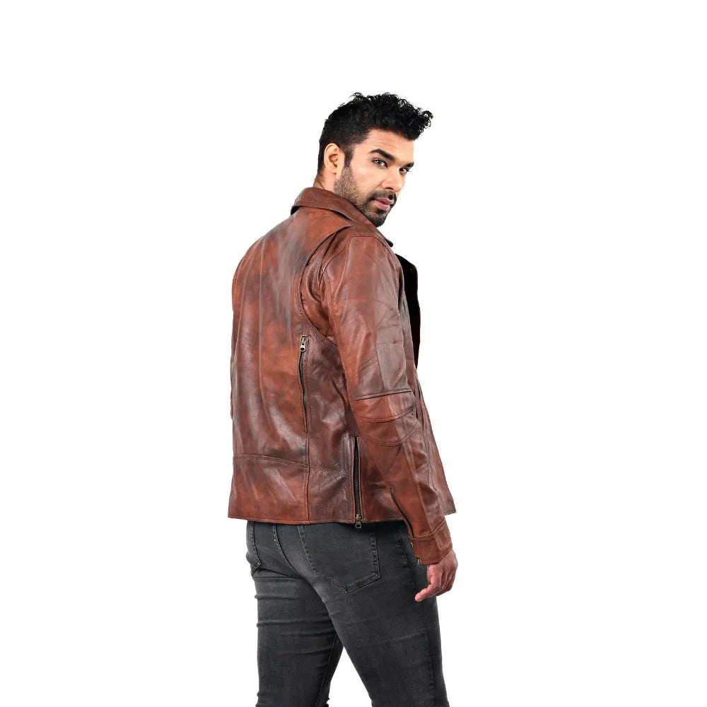 Men’s Brown Karsen Leather Jacket