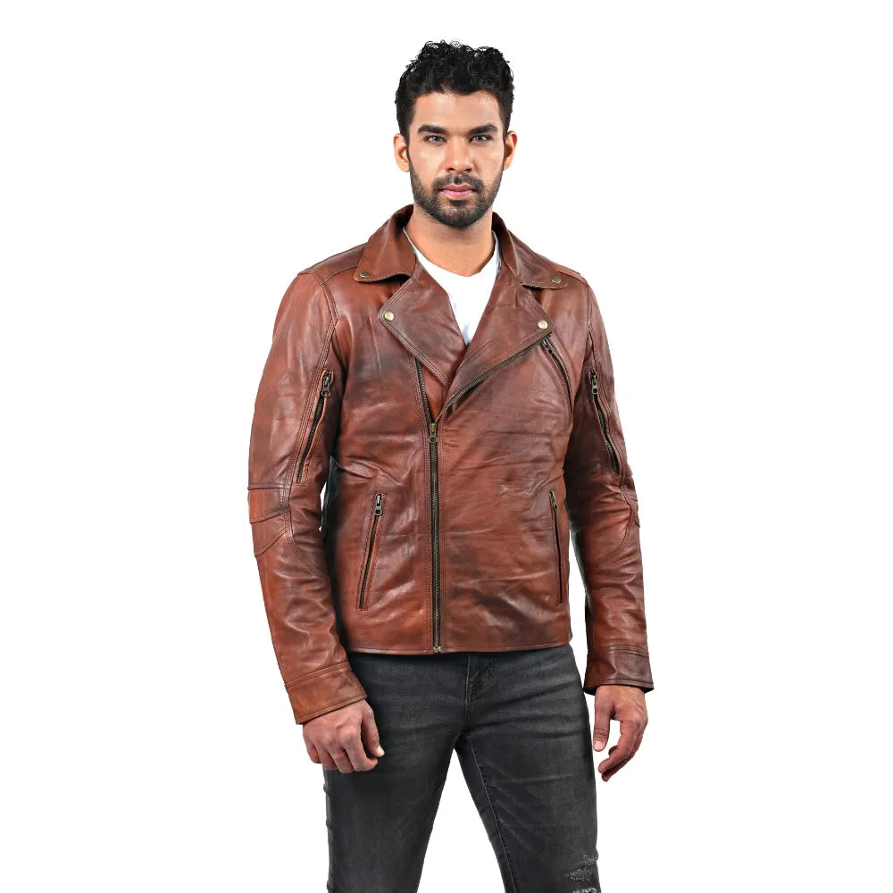 Men’s Brown Karsen Leather Jacket