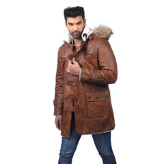 Men’s Brown Northline Leather Jacket