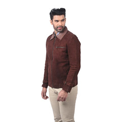 Men’s Brown Oakridge Leather Jacket