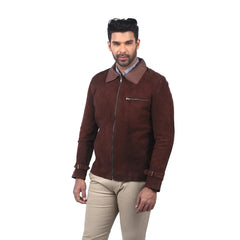 Men’s Brown Oakridge Leather Jacket