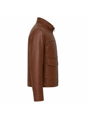 Men’s Brown Pocket Jacket Right 