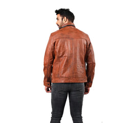 Men’s Brown Xavron Leather Jacket