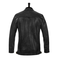 Men’s Casual Black Leather Jacket