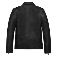 Men’s Classic Black Brando Leather Jacket