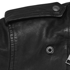 Men’s Classic Black Brando Leather Jacket
