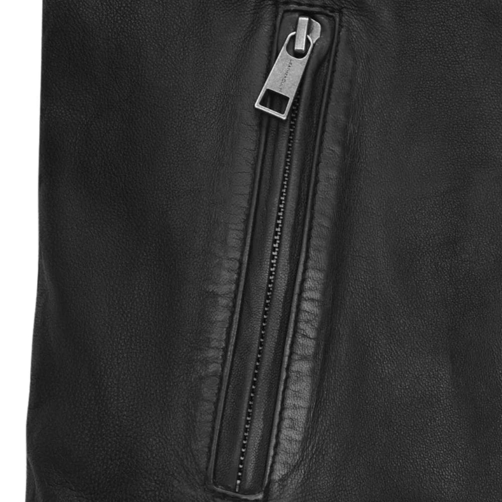 Men’s Classic Black Brando Leather Jacket