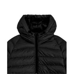 Men's Classic Black Hooded Puffer Jacket