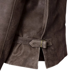 Men’s Classic Brown Suede Leather Jacket