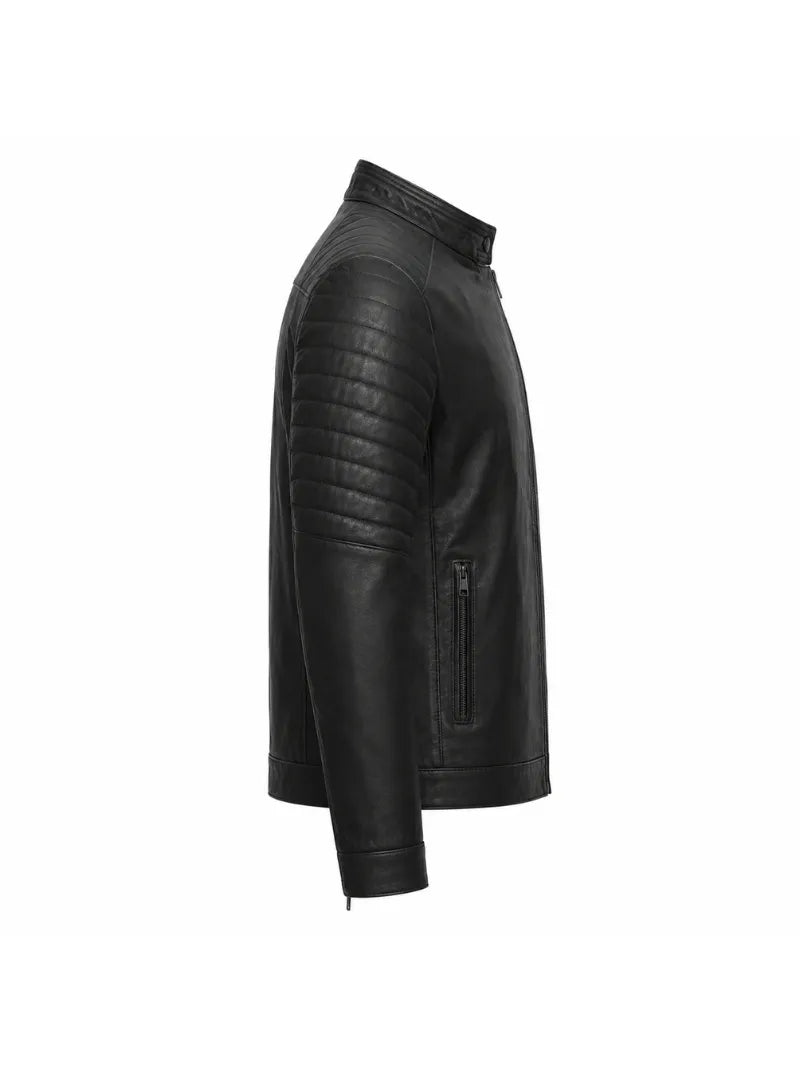 Men’s Clean Leather Jacket Right 