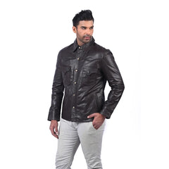 Men’s Dark Brown Norvik Leather Jacket