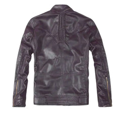 Men’s Dark Brown Real Leather Jacket