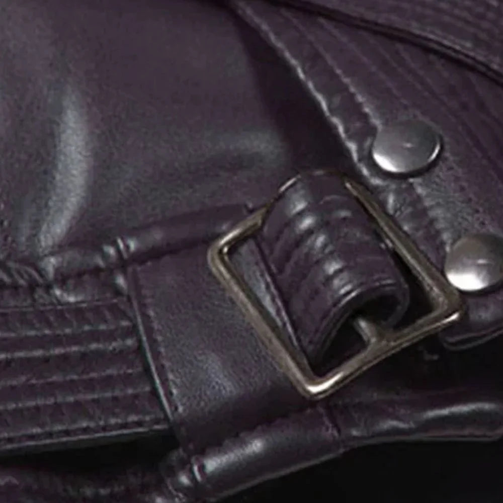 Men’s Dark Brown Real Leather Jacket