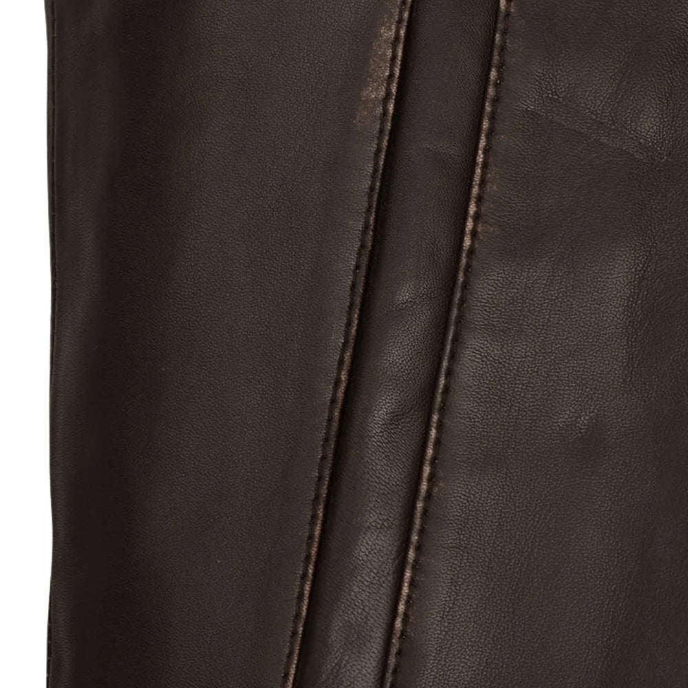 Men’s Dark Brown Standard Leather Jacket