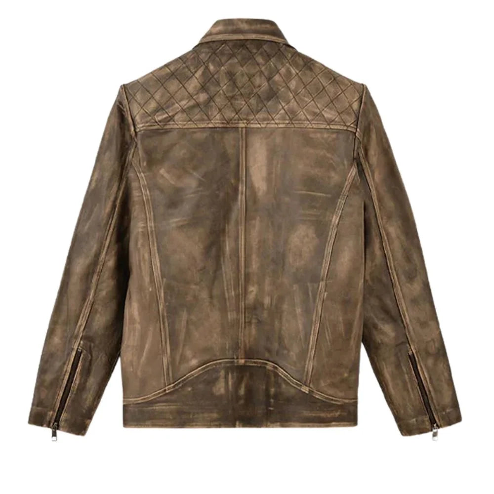 Men’s Brown Classic Leather Jacket