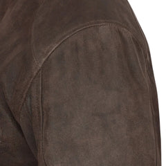 Men’s Brown Suede Leather Jacket