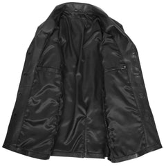 Men's Double Pocket Black Blazer