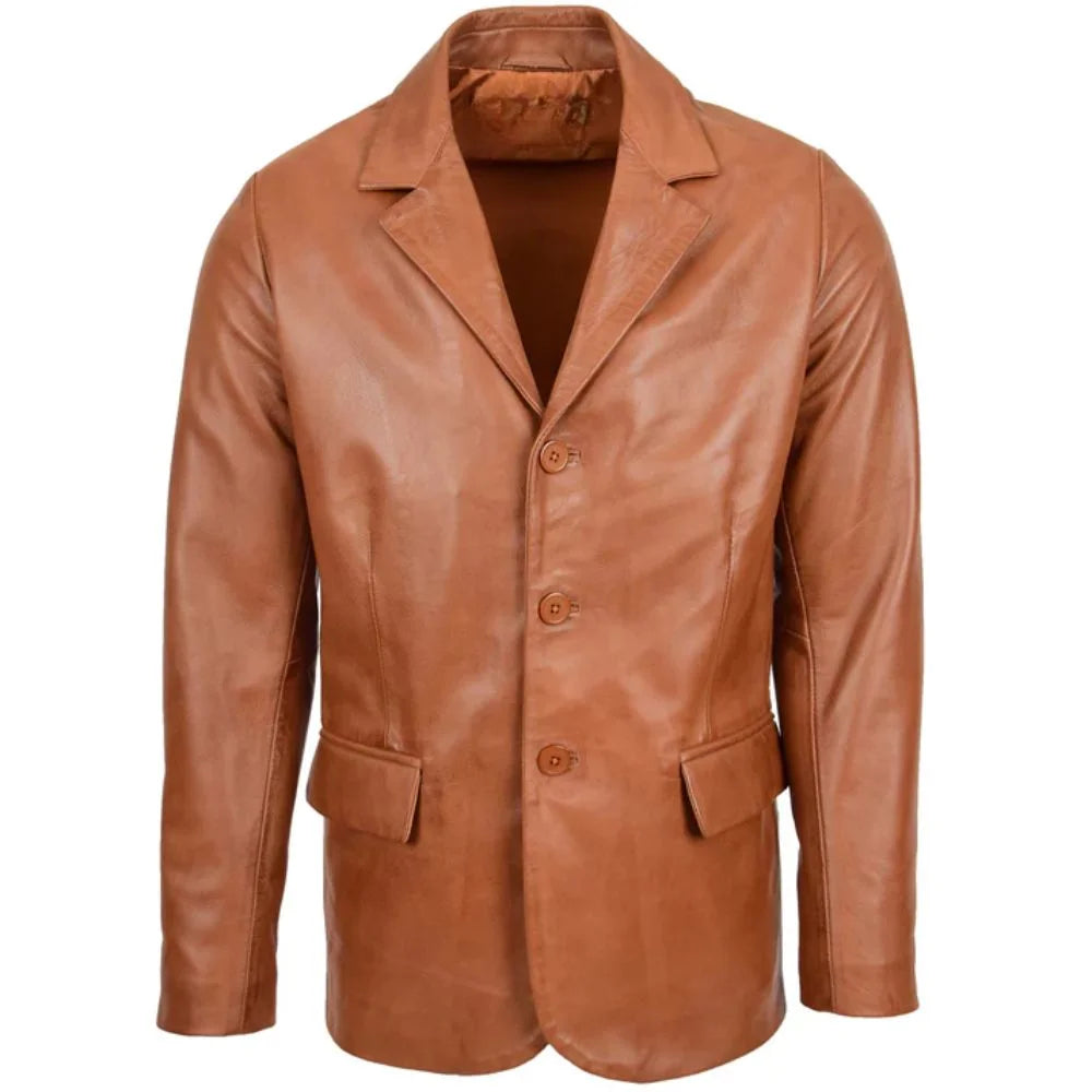 Men's Elegant Tan Blazer