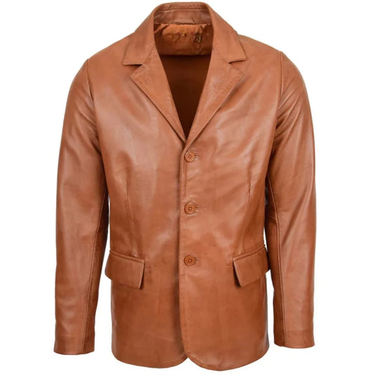 Men's Elegant Tan Blazer