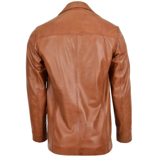 Men's Elegant Tan Blazer