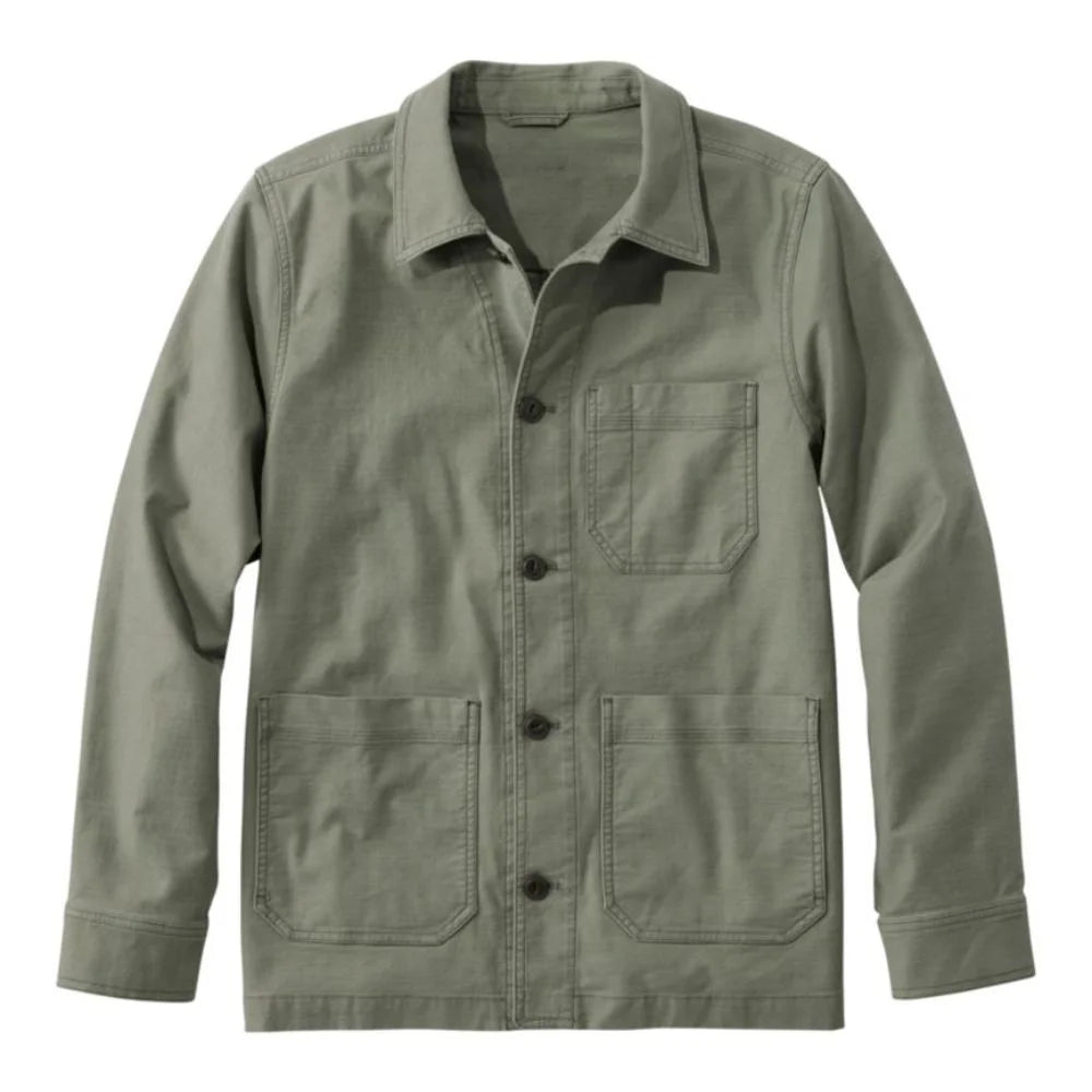 Men’s Green Cotton Workwear Jacket