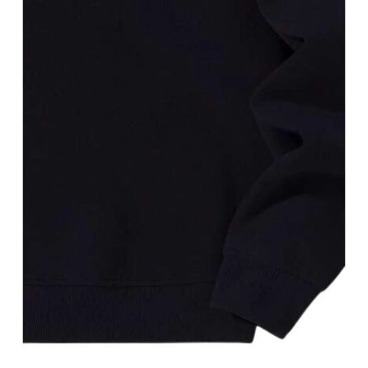 Men's Half-Zip Black Pullover Hoodie