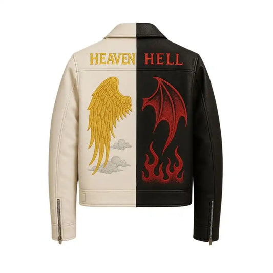 Men’s Halloween  Heaven & Hell Varsity Jacket