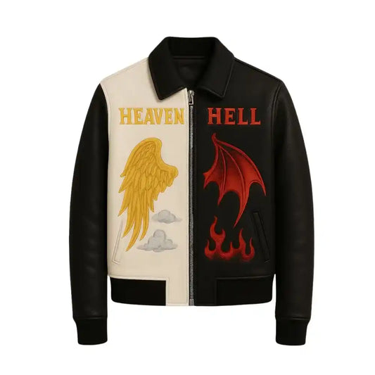 Men’s Halloween  Heaven & Hell Varsity Jacket