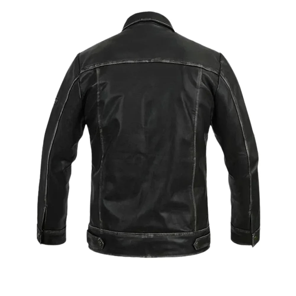 Men’s Modern Black Leather Jacket