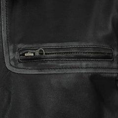 Men’s Modern Black Leather Jacket