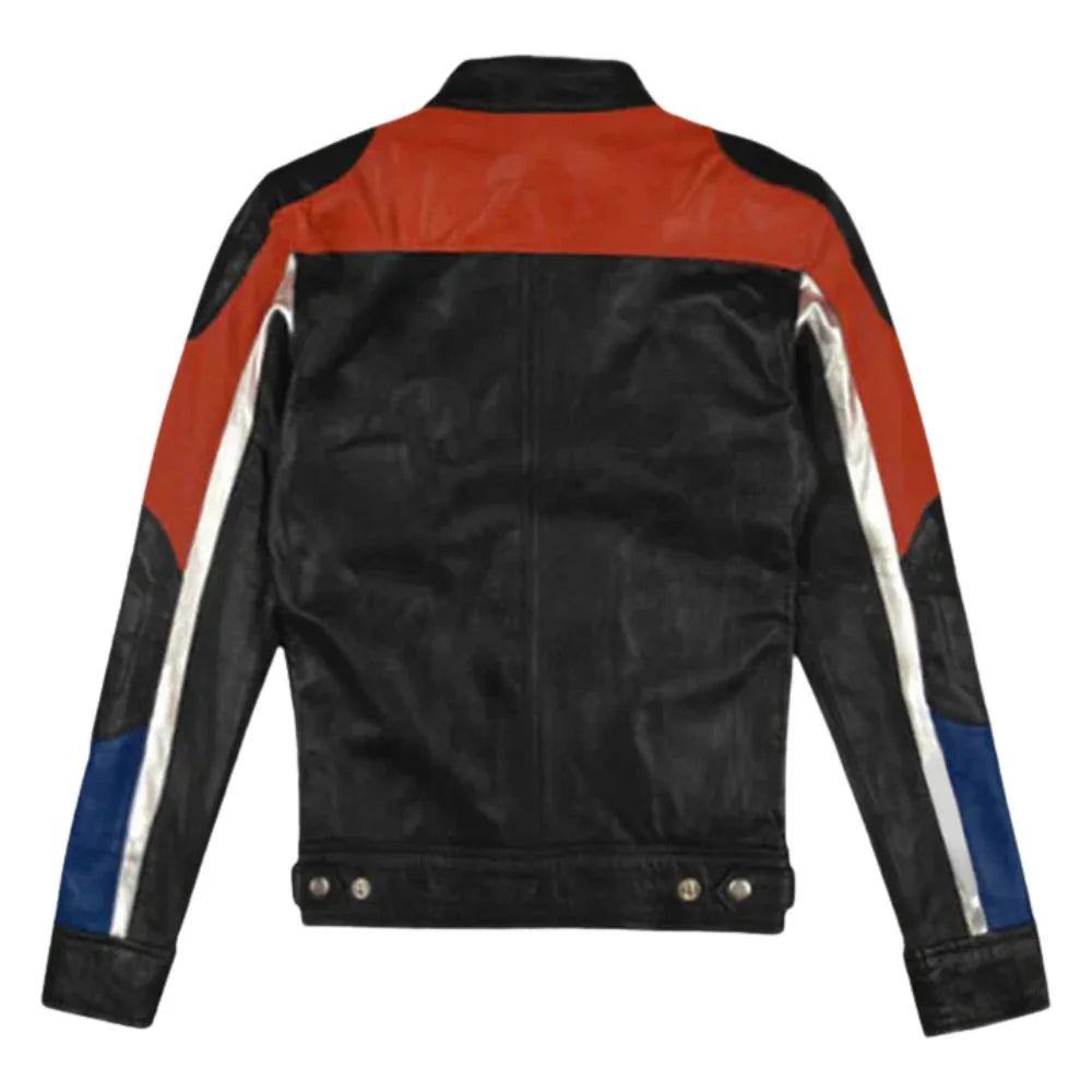 Men’s Multi-Color Leather Jacket