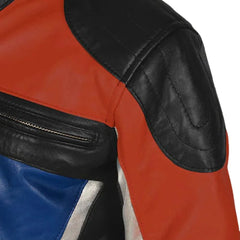 Men’s Multi-Color Leather Jacket
