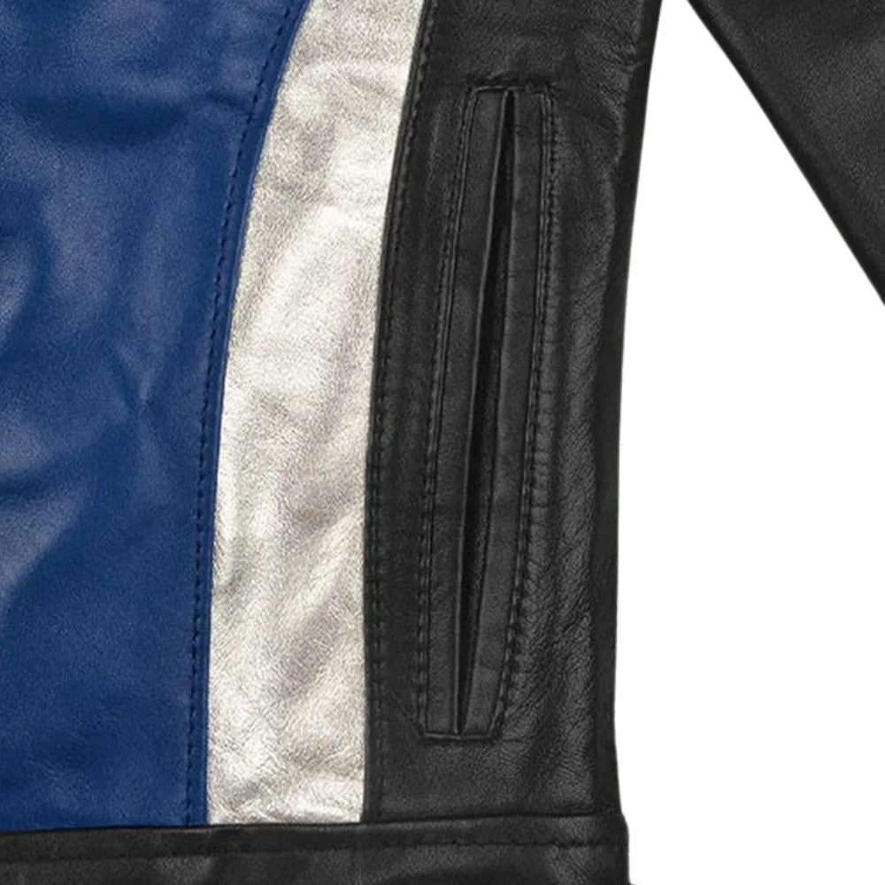 Men’s Multi-Color Leather Jacket
