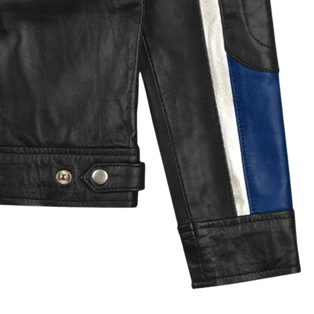 Men’s Multi-Color Leather Jacket