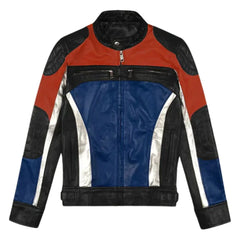 Men’s Multi-Color Leather Jacket