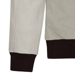 Men’s Off-White Varsity Leather Jacket