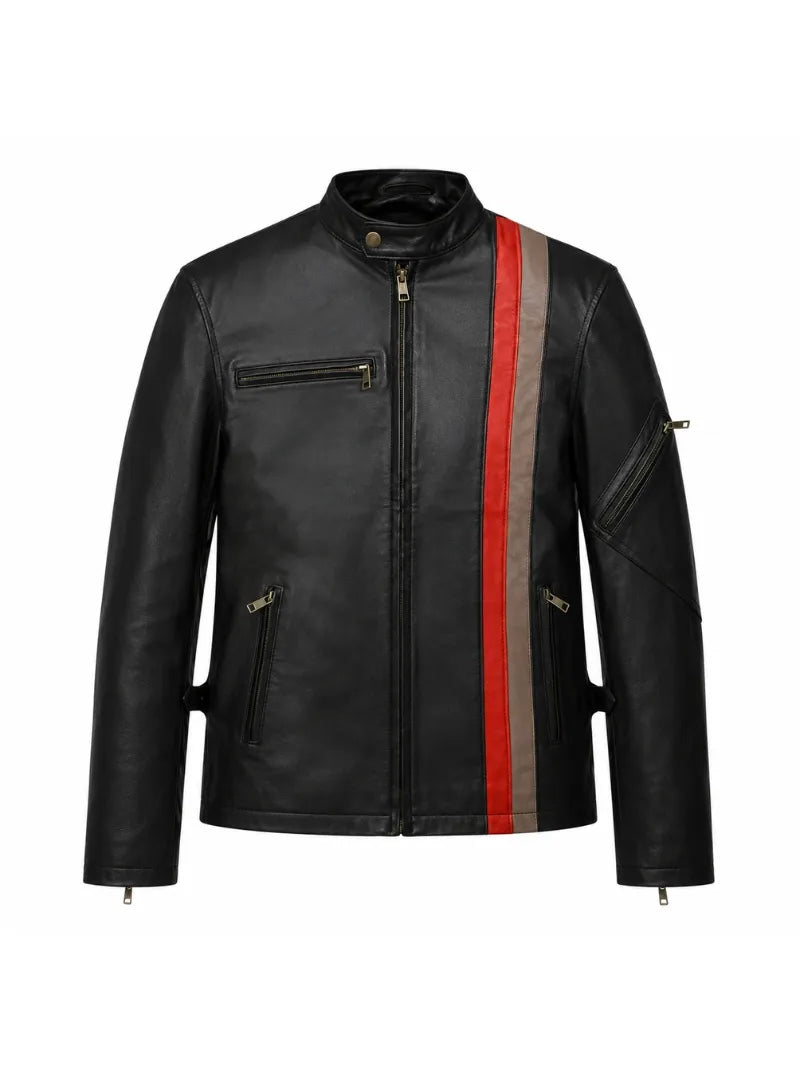 Men’s Style Leather Jacket Front 