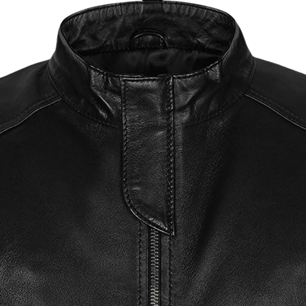 Men’s Stylish Black Leather Jacket