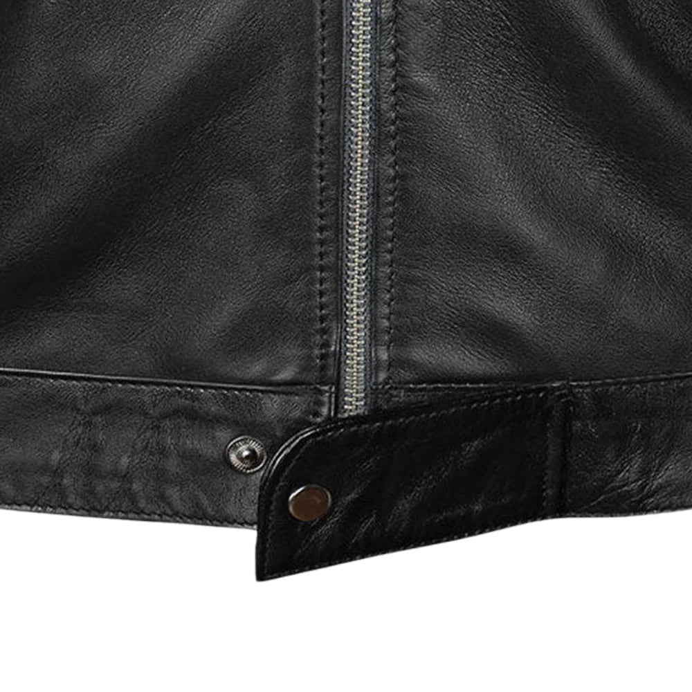 Men’s Stylish Black Leather Jacket