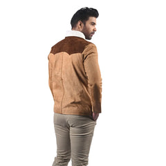Men’s Tan Shearcrest Leather Jacket