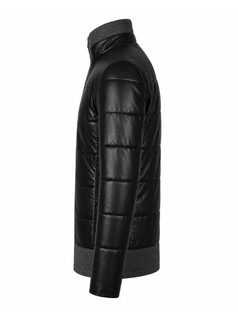 Men’s Titan Leather Jacket Left 